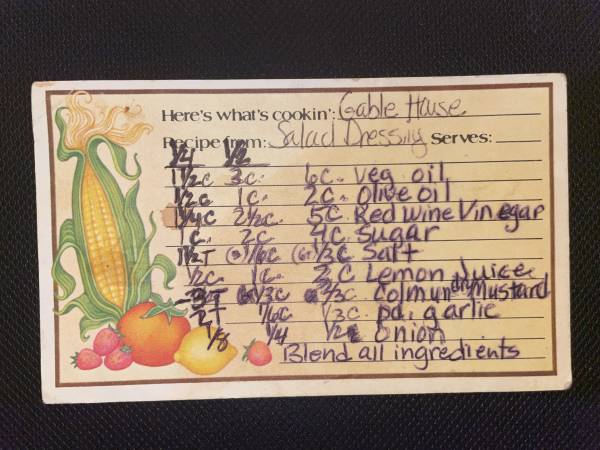 Original recipe card IMG_9391