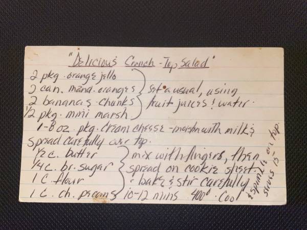 Original recipe card IMG_9393
