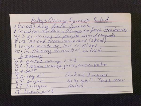 Original recipe card IMG_9399