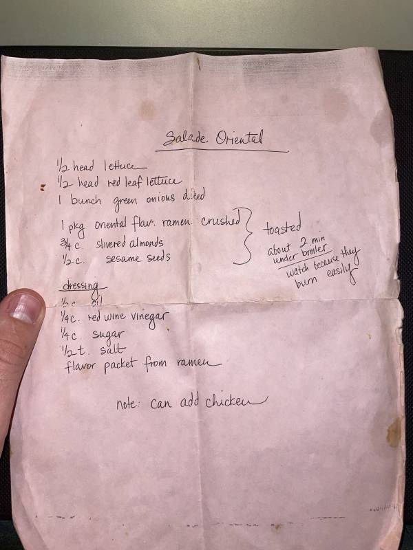 Original recipe card IMG_9402