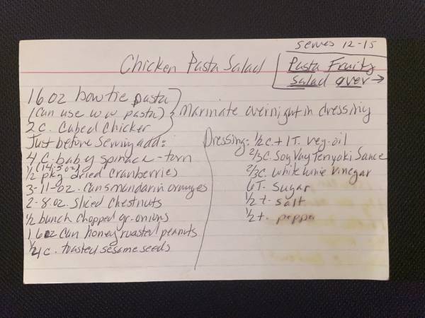 Original recipe card IMG_9403