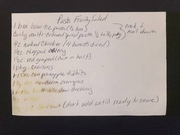 Original recipe card IMG_9404