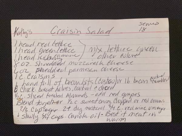 Original recipe card IMG_9405