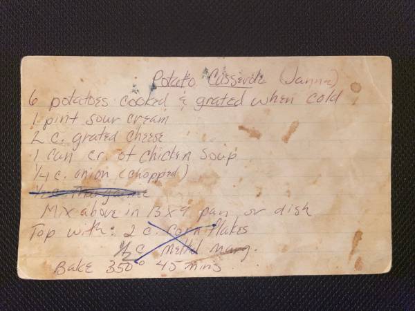 Original recipe card IMG_9411