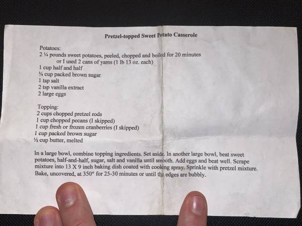 Original recipe card IMG_9423