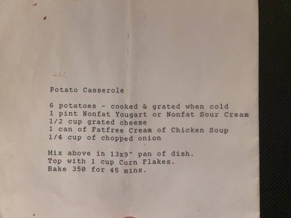 Original recipe card IMG_9425