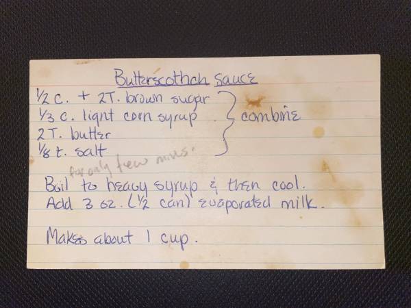 Original recipe card IMG_9433