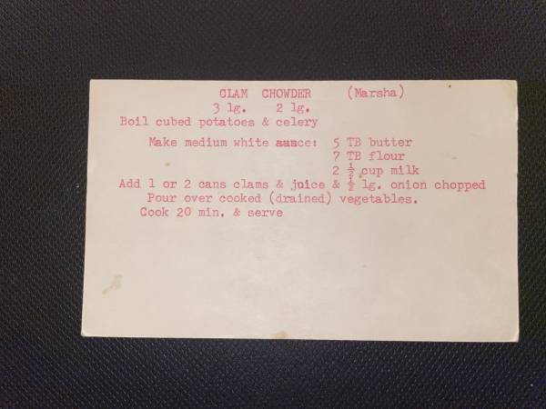 Original recipe card IMG_9441