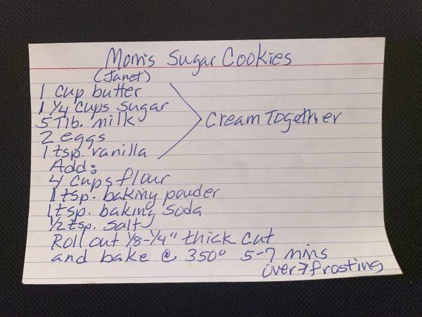 Original recipe card IMG_9443