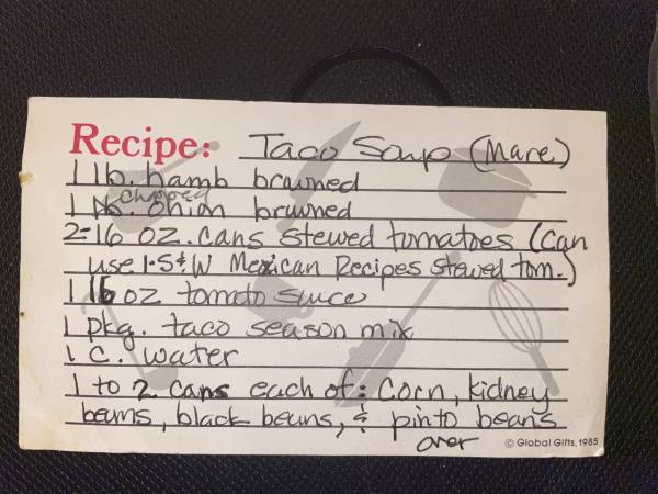 Original recipe card IMG_9453