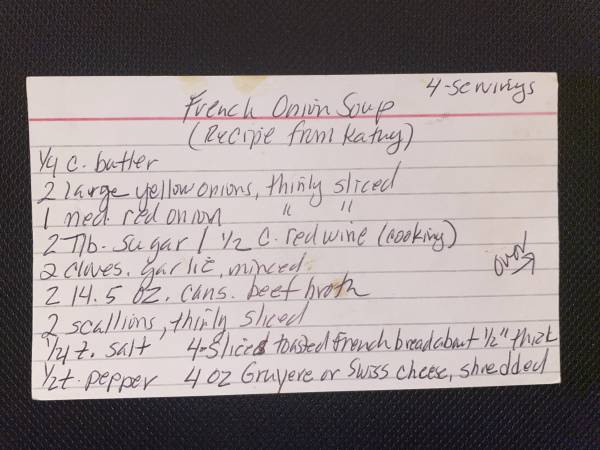 Original recipe card IMG_9456