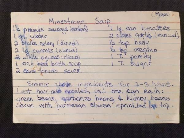 Original recipe card IMG_9468