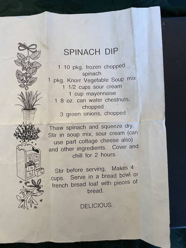 Original recipe card IMG_9480