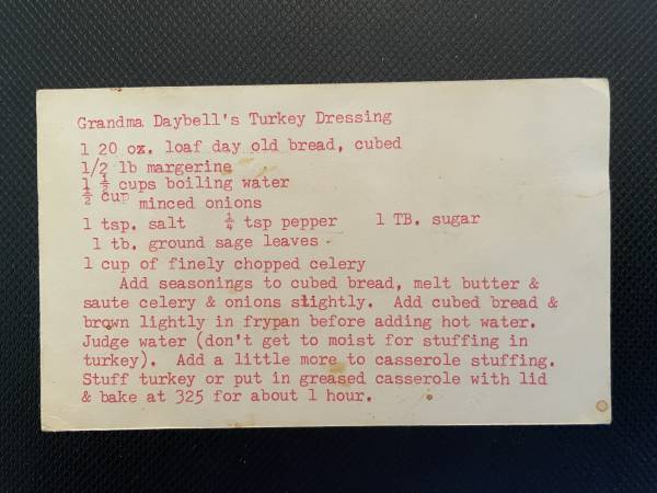 Original recipe card IMG_9481