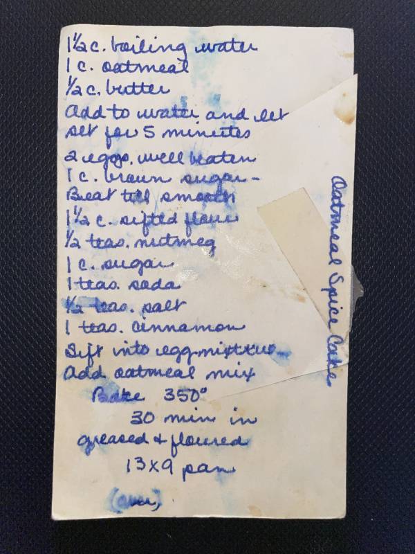Original recipe card IMG_9485