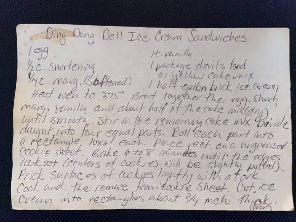 Original recipe card IMG_9515