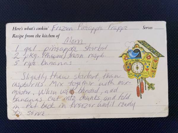 Original recipe card IMG_9518