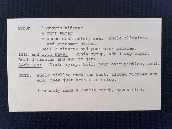 Original recipe card IMG_9524