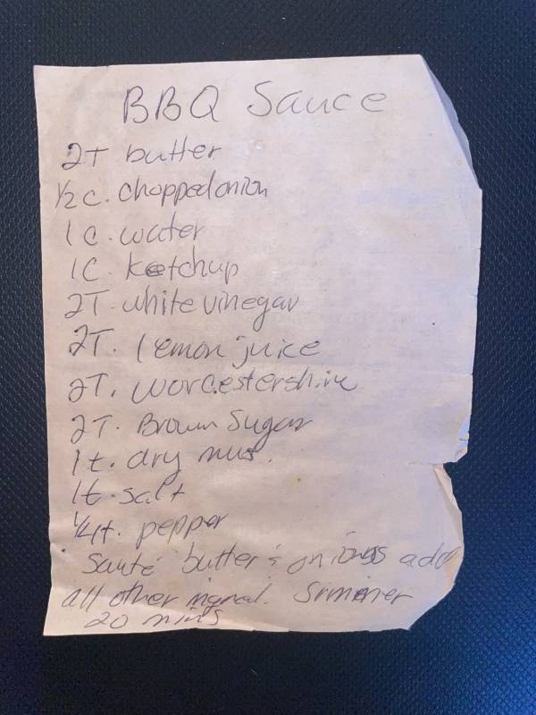 Original recipe card IMG_9530