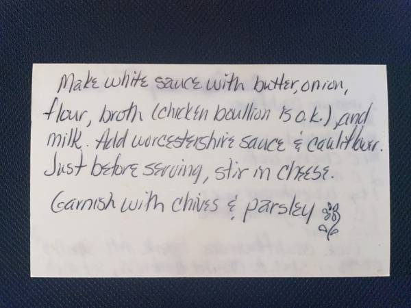 Original recipe card IMG_9534