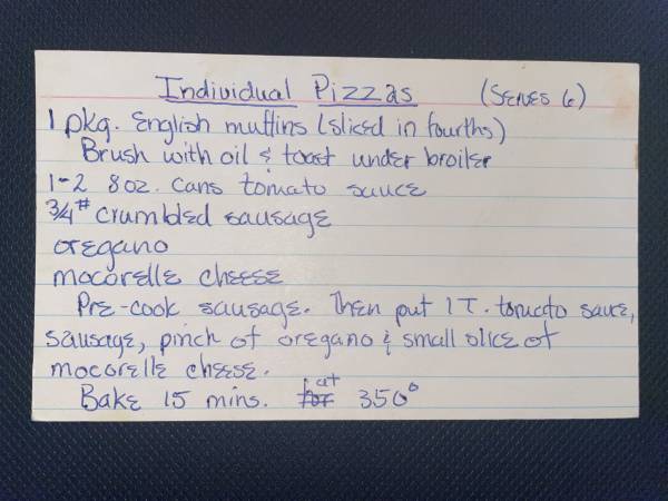 Original recipe card IMG_9540