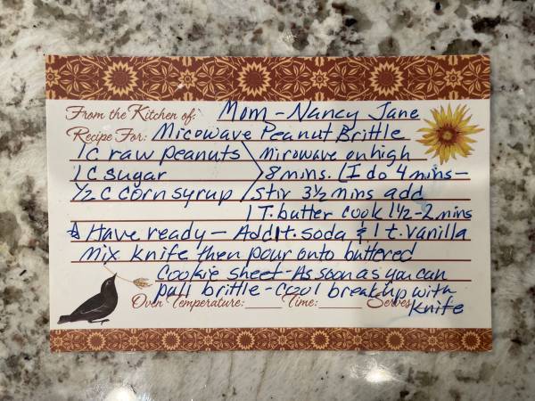 Original recipe card IMG_9551