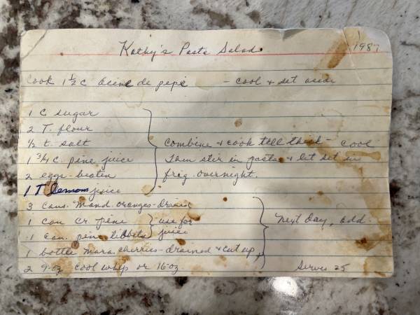 Original recipe card IMG_9554