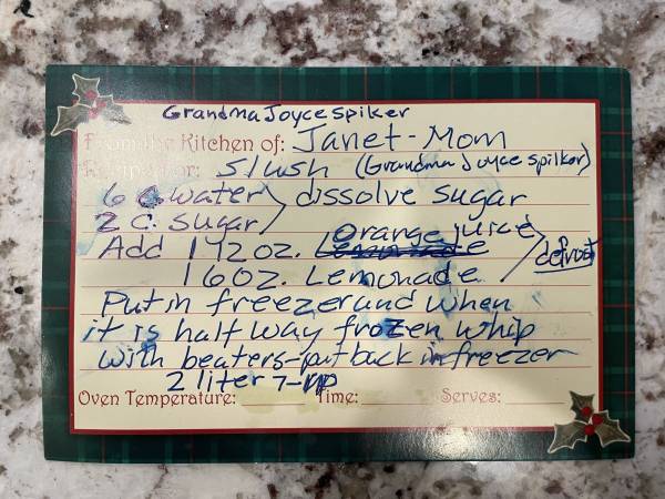 Original recipe card IMG_9555