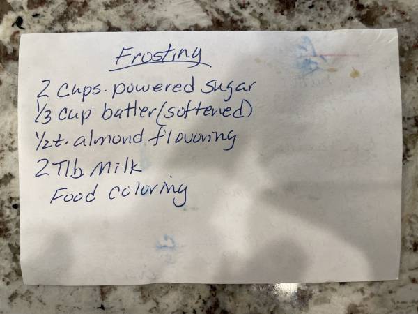 Original recipe card IMG_9558